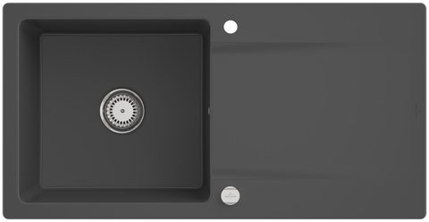 Villeroy & Boch Siluet 60 – vestavný dřez, barva Graphite – pohled 2