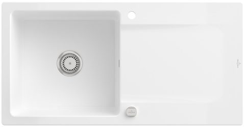 Villeroy & Boch Siluet 60 – vestavný dřez, barva White Alpin – pohled 3