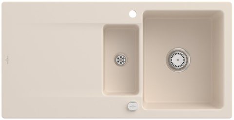 Villeroy & Boch Siluet 60 R – vestavný dřez, barva Ivory – pohled 4