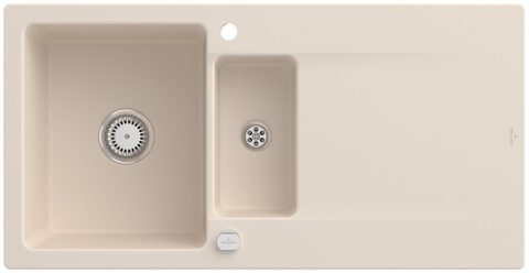 Villeroy & Boch Siluet 60 R – vestavný dřez, barva Ivory – pohled 3