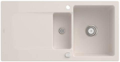 Villeroy & Boch Siluet 60 R – vestavný dřez, barva Crema – pohled 4