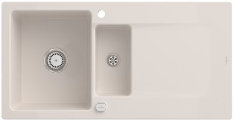 Villeroy & Boch Siluet 60 R – vestavný dřez, barva Crema – pohled 3