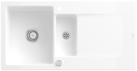 Villeroy & Boch Siluet 60 R – vestavný dřez, barva White Alpin – pohled 3