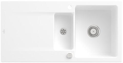 Villeroy & Boch Siluet 60 R – vestavný dřez, barva Stone White – pohled 4