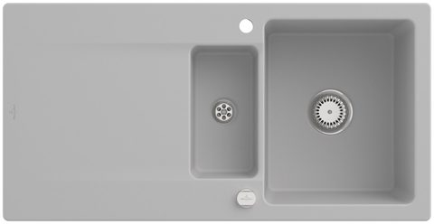 Villeroy & Boch Siluet 60 R – vestavný dřez, barva Steam – pohled 4