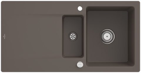Villeroy & Boch Siluet 60 R – vestavný dřez, barva Timber – pohled 2