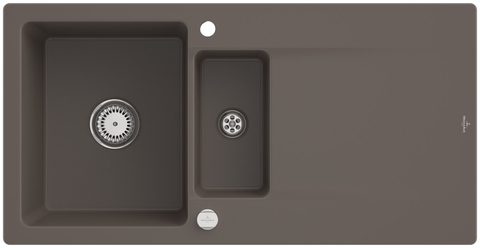 Villeroy & Boch Siluet 60 R – vestavný dřez, barva Timber – pohled 3