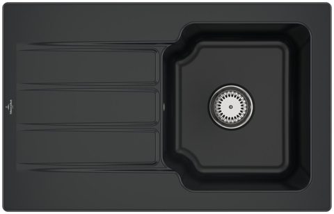 Villeroy & Boch Architectura 45 – vestavný dřez, barva Pure Black