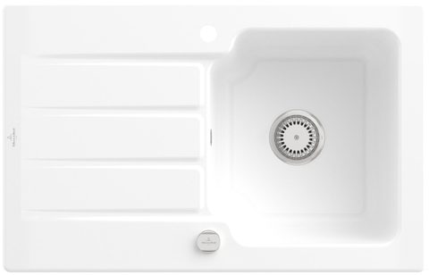 Villeroy & Boch Architectura 45 – vestavný dřez, barva Snow White – pohled 4