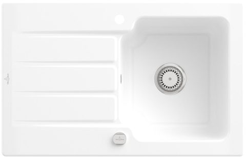 Villeroy & Boch Architectura 45 – vestavný dřez, barva White Alpin – pohled 4