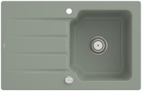 Villeroy & Boch Architectura 45 – vestavný dřez, barva Morning Green – pohled 2
