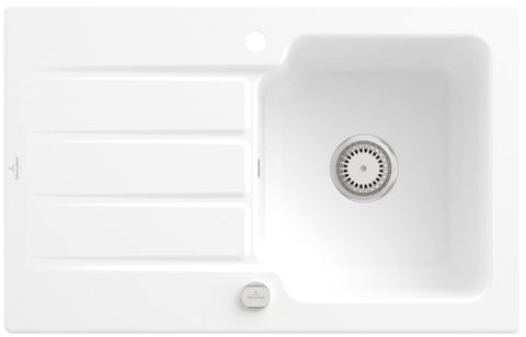 Villeroy & Boch Architectura 45 – vestavný dřez, barva Stone White – pohled 4