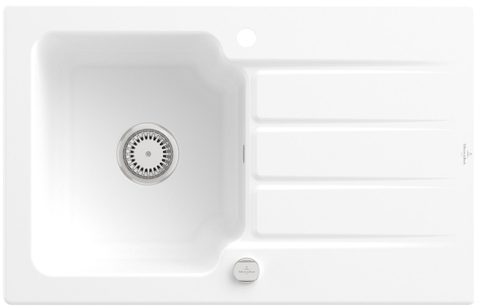 Villeroy & Boch Architectura 45 – vestavný dřez, barva Stone White – pohled 3