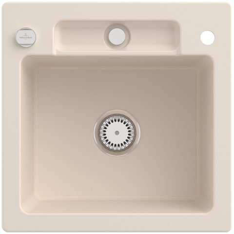 Villeroy & Boch Siluet 50 S – vestavný dřez, barva Ivory – pohled 3