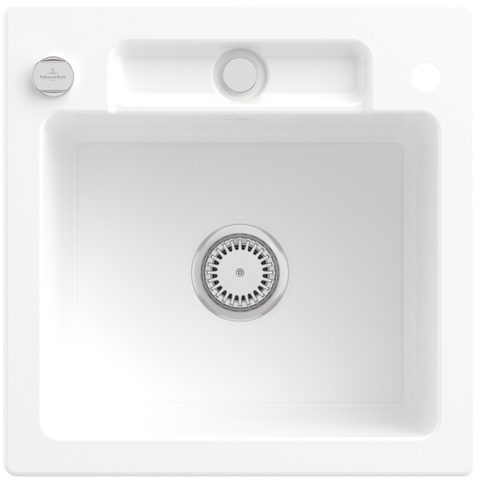Villeroy & Boch Siluet 50 S – vestavný dřez, barva White Alpin – pohled 3