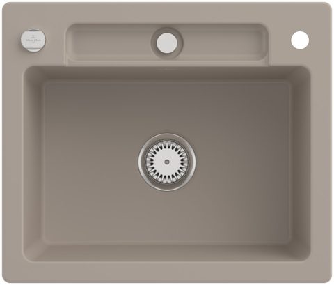 Villeroy & Boch Siluet 60 S – vestavný dřez, barva Almond – pohled 3