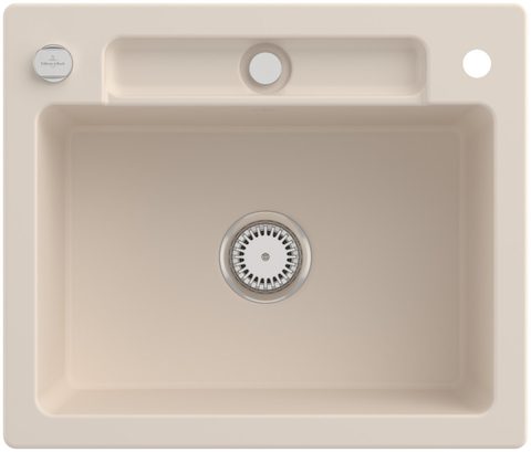 Villeroy & Boch Siluet 60 S – vestavný dřez, barva Ivory – pohled 3