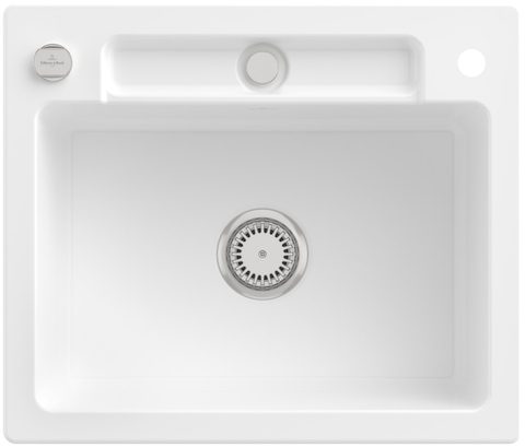 Villeroy & Boch Siluet 60 S – vestavný dřez, barva White Alpin – pohled 3