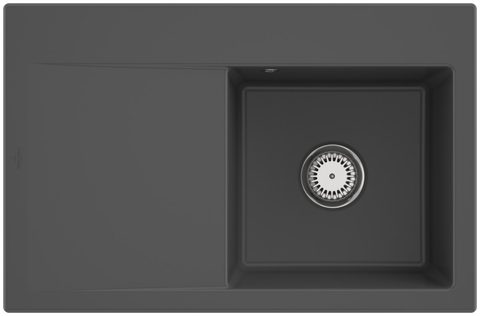Villeroy & Boch Subway Style 45 – vestavný dřez, barva Graphite – pohled 3