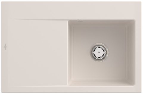 Villeroy & Boch Subway Style 45 – vestavný dřez, barva Crema – pohled 3