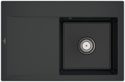 Villeroy & Boch Subway Style 45 – vestavný dřez, barva Pure Black – pohled 3