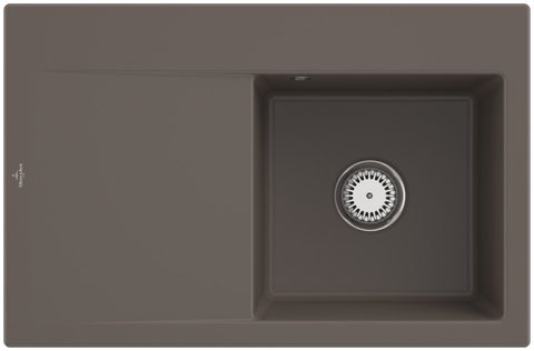 Villeroy & Boch Subway Style 45 – vestavný dřez, barva Timber – pohled 3