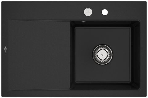 Villeroy & Boch Subway Style 45 – vestavný dřez, barva Chromit – pohled 4