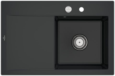 Villeroy & Boch Subway Style 45 – vestavný dřez, barva Pure Black – pohled 4