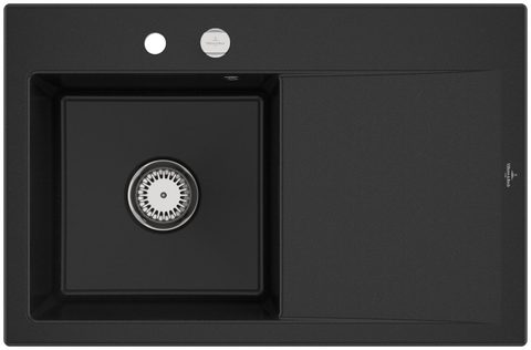 Villeroy & Boch Subway Style 45 – vestavný dřez, barva Chromit – pohled 2