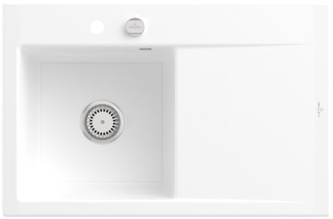 Villeroy & Boch Subway Style 45 – vestavný dřez, barva Snow White – pohled 2