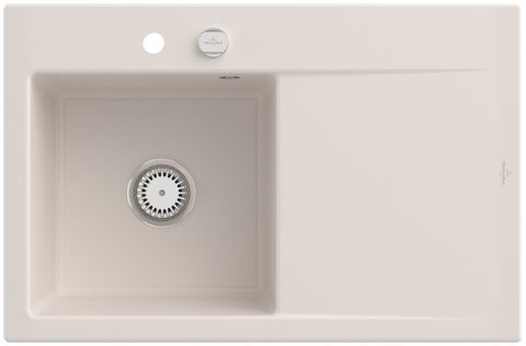 Villeroy & Boch Subway Style 45 – vestavný dřez, barva Crema – pohled 2