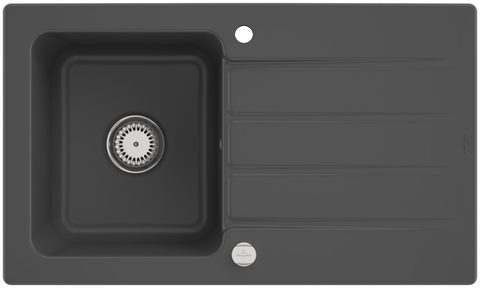 Villeroy & Boch Architectura 50 – vestavný dřez, barva Graphite – pohled 2