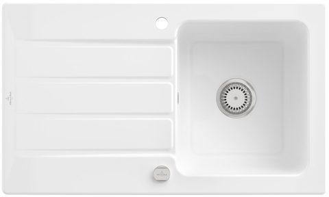 Villeroy & Boch Architectura 50 – vestavný dřez, barva Snow White – pohled 4