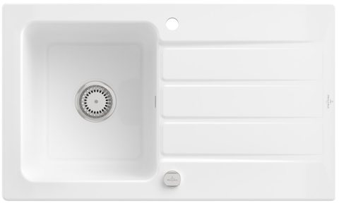 Villeroy & Boch Architectura 50 – vestavný dřez, barva Snow White – pohled 3