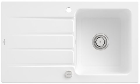 Villeroy & Boch Architectura 50 – vestavný dřez, barva Stone White – pohled 4
