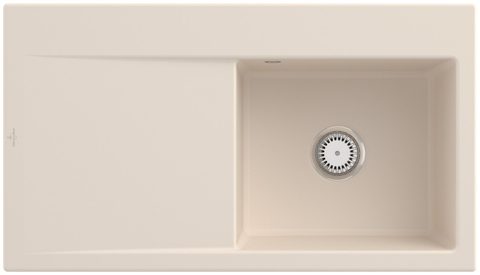 Villeroy & Boch Subway Style 50 – vestavný dřez, barva Ivory – pohled 4
