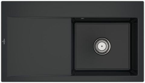 Villeroy & Boch Subway Style 50 – vestavný dřez, barva Pure Black – pohled 4