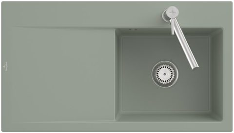 Villeroy & Boch Subway Style 50 – vestavný dřez, barva Morning Green – pohled 3