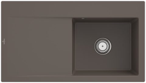 Villeroy & Boch Subway Style 50 – vestavný dřez, barva Timber – pohled 3