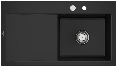 Villeroy & Boch Subway Style 50 – vestavný dřez, barva Chromit – pohled 4