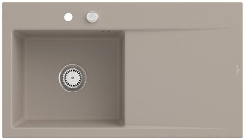 Villeroy & Boch Subway Style 50 – vestavný dřez, barva Almond – pohled 3