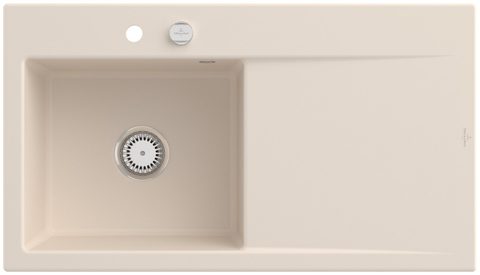 Villeroy & Boch Subway Style 50 – vestavný dřez, barva Ivory – pohled 3