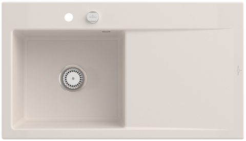 Villeroy & Boch Subway Style 50 – vestavný dřez, barva Crema – pohled 3