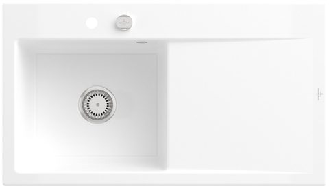 Villeroy & Boch Subway Style 50 – vestavný dřez, barva White Alpin – pohled 3