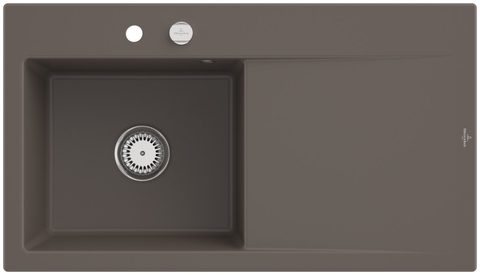 Villeroy & Boch Subway Style 50 – vestavný dřez, barva Timber – pohled 2