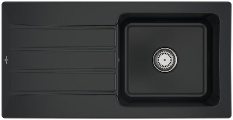 Villeroy & Boch Architectura 60 – vestavný dřez, barva Pure Black – pohled 2