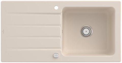 Villeroy & Boch Architectura 60 – vestavný dřez, barva Ivory – pohled 4