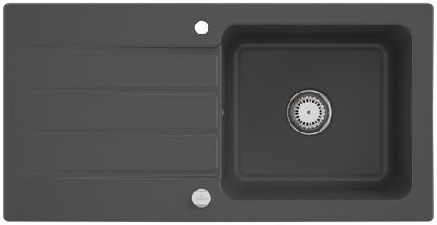 Villeroy & Boch Architectura 60 – vestavný dřez, barva Graphite – pohled 3