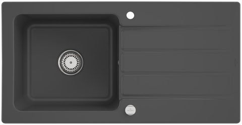 Villeroy & Boch Architectura 60 – vestavný dřez, barva Graphite – pohled 2