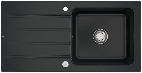 Villeroy & Boch Architectura 60 – vestavný dřez, barva Pure Black – pohled 4